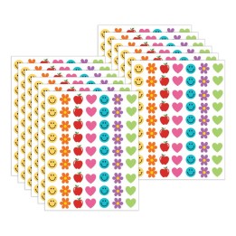 Teacher Created Resources® Cool for School Mini Stickers, 378 Per Pack, 12 Packs
