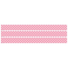 Teacher Created Resources® Cool for School Pink Checkers Straight Border Trim, 35 Feet Per Pack, 3 Packs