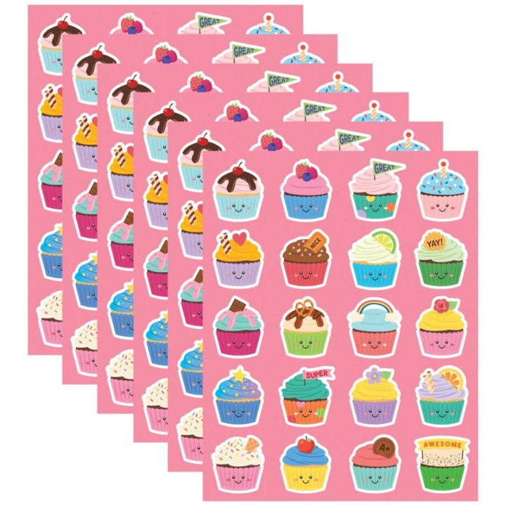 Teacher Created Resources® Cupcake Smelly Stickers, 120 Per Pack, 6 Packs