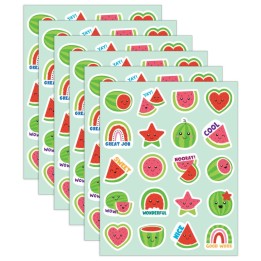 Teacher Created Resources® Watermelon Smelly Stickers, 120 Per Pack, 6 Packs