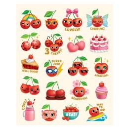 Teacher Created Resources® Cherry Smelly Stickers, Pack of 120