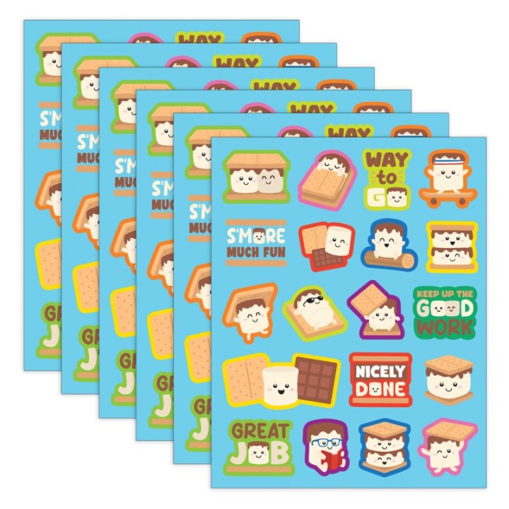Teacher Created Resources® S'mores Smelly Stickers, 114 Per Pack, 6 Packs