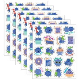 Teacher Created Resources® Blueberry Smelly Stickers, 120 Per Pack, 6 Packs