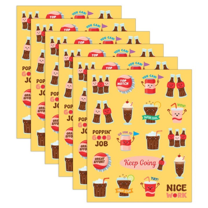 Teacher Created Resources® Cola Smelly Stickers, 114 Per Pack, 6 Packs