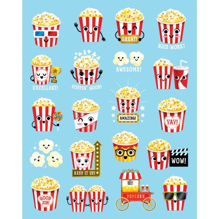 Teacher Created Resources® Popcorn Smelly Stickers, Pack of 120