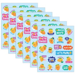 Teacher Created Resources® Mango Smelly Stickers, 126 Per Pack, 6 Packs
