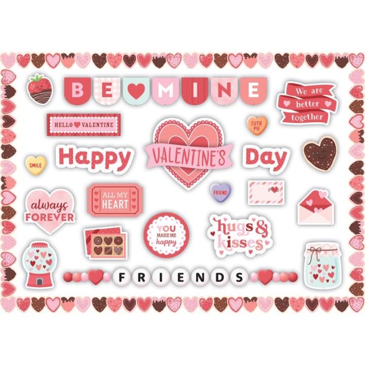 Teacher Created Resources® Valentine's Day Create & Decorate Quick Kit, 93 Pieces
