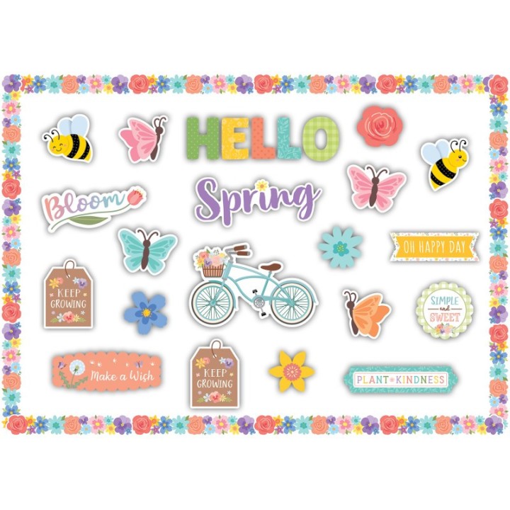 Teacher Created Resources® Hello Spring Create & Decorate Quick Kit, 94 Pieces