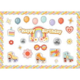 Teacher Created Resources® Roller Disco Birthday Create & Decorate Quick Kit, 121 Pieces