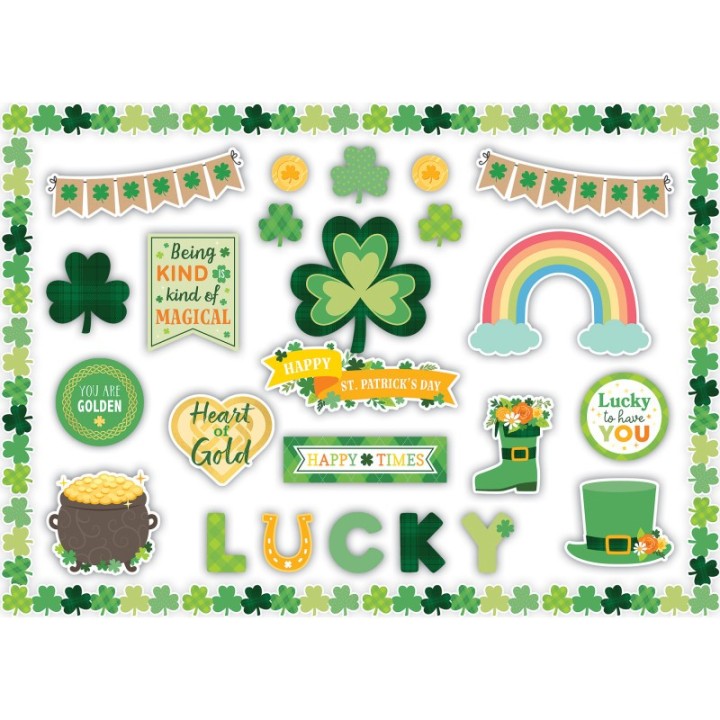 Teacher Created Resources® St. Patrick's Day Create & Decorate Quick Kit, 95 Pieces