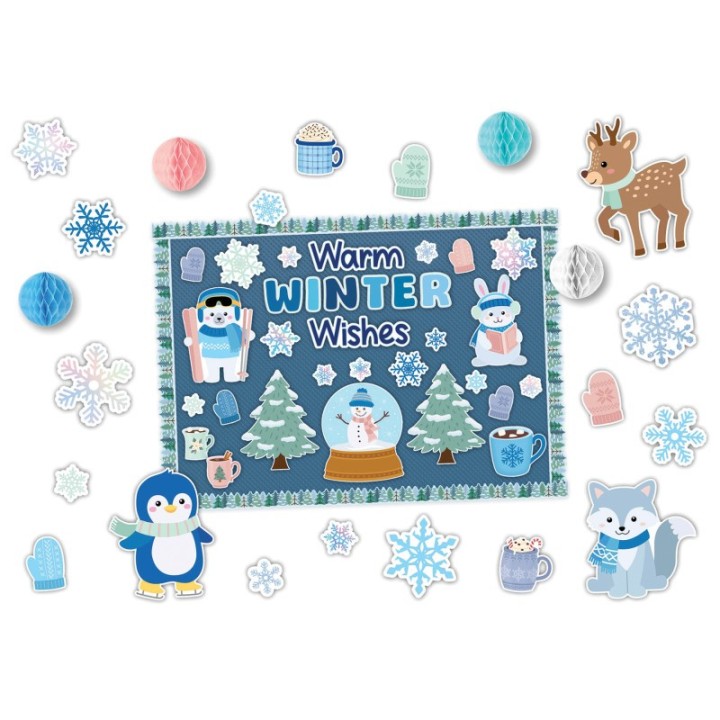 Teacher Created Resources® Warm Winter Wishes Create & Decorate Quick Kit
