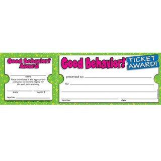 Scholastic Ticket Awards Good Behavior, Pack of 100
