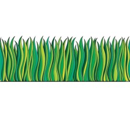 Scholastic Tall Green Grass Jumbo Border, 12'