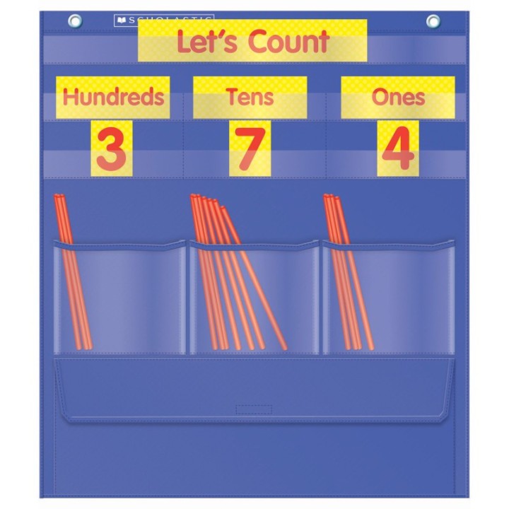 Scholastic Teaching Solutions Counting Caddie & Place Value Pocket Chart