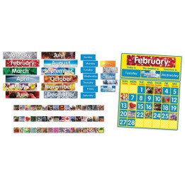 Scholastic Photo Calendar Bulletin Board Set