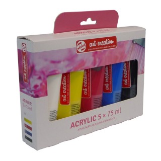 Talens Art Creation Acrylic Set, 5 x 75mL