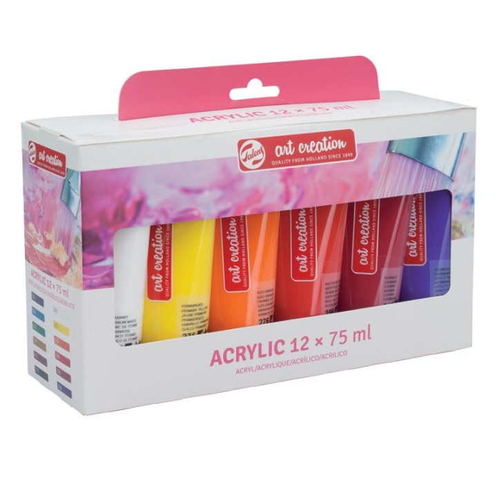 Talens Art Creation Acrylic Set, 12 x 75mL