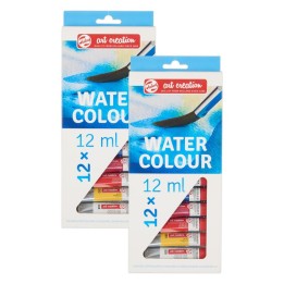 Talens Art Creation Watercolor Set, 12mL, 12 Per Set, 2 Sets