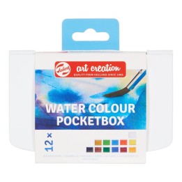 Talens Art Creation Watercolor Pocketbox , 12 Pan