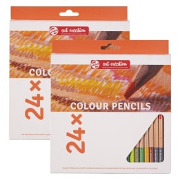 Talens Art Creation Color Pencils, 24 Per Set, 2 Sets