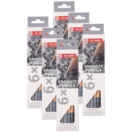 Talens Art Creation Graphite Pencils, 6 Per Set, 6 Sets
