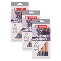 Talens Art Creation Graphite Pencils, 12 Per Set, 3 Sets