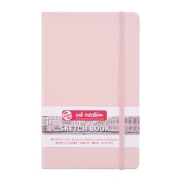 Talens Art Creation Sketchbook, 80 Sheets, 90lbs, Pastel Pink Cover, 5.1" x 8.3"