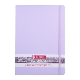 Talens Art Creation Sketchbook, 80 Sheets, 90lbs, Pastel Violet Cover, 8.3" x 11.7" (A4)