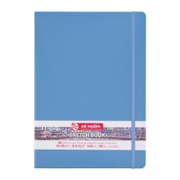 Talens Art Creation Sketchbook, 80 Sheets, 90lbs, Lake Blue Cover, 8.3" x 11.7" (A4)