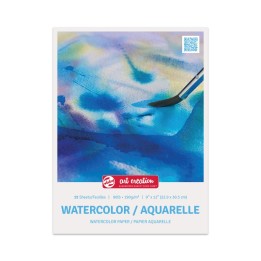 Talens Art Creation Watercolor Paper Pad, 90lbs, 9" x 12", 15 Sheets