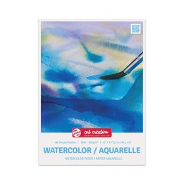 Talens Art Creation Watercolor Paper Pad, 90lbs, 11" x 15", 15 Sheets