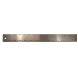 The Pencil Grip™ Stainless Steel Ruler, 12"