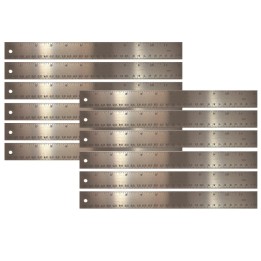 The Pencil Grip™ Stainless Steel Ruler, 12", Pack of 12
