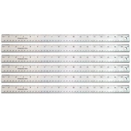 The Pencil Grip™ Stainless Steel Ruler, 18", Pack of 6