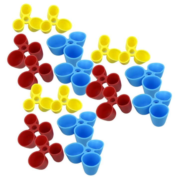 The Pencil Grip™ The Writing C.L.A.W. Sample Pack, 3 Sizes, 6 Per Pack, 3 Packs