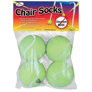 The Pencil Grip™ Chair Socks, Yellow, Pack of 4