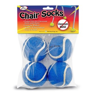 The Pencil Grip™ Chair Socks, Blue, Pack of 4