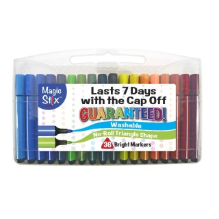 Magic Stix™ Triangular Markers, 36 Colors