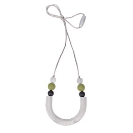 The Pencil Grip™ Silicone U Tube Style Teething Necklace