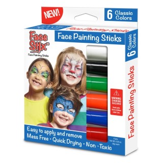 Face Stix™ Face Painting Sticks, 6 Count