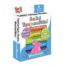 Kwik Stix™ Tempera Paint Sticks Easter Edition, 6 Pastel Colors