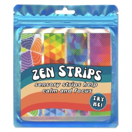 The Pencil Grip™ Zen Strips, Bumpy Brights Set 3, 4 Per Set, 6 Sets