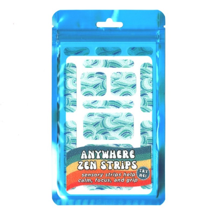 The Pencil Grip™ Zen Strips, Anywhere Zen, Sandy Waves, 13 Per Set, 6 Sets