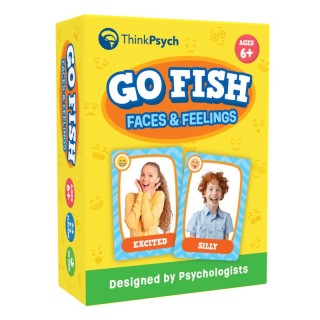 ThinkPsych Go Fish - Faces & Feelings Social Emotional Learning Card Game for Kids