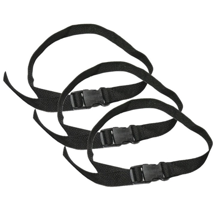 Toddler Tables Junior Seat Replacement Belt for Toddler Table, Black, Pack of 3