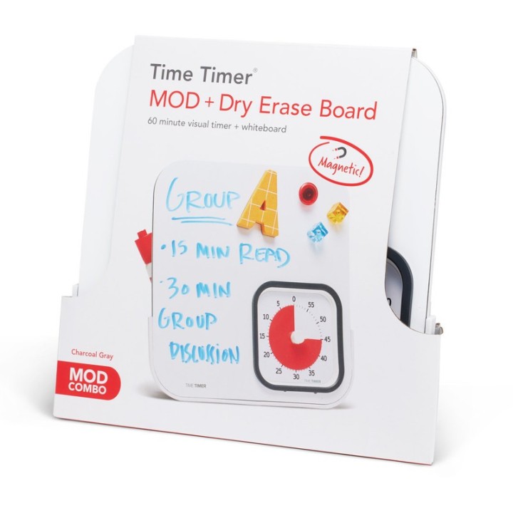 Time Timer® MOD Timer + Magnetic Dry Erase Board