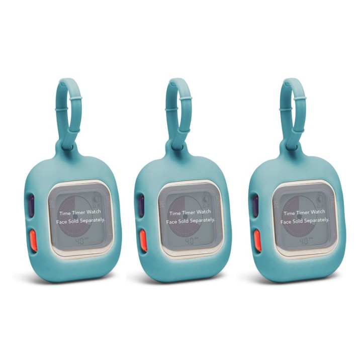 Time Timer® Time Timer Watch FOB Accessory (Watch Sold Separately), Caribbean Blue, Pack of 3