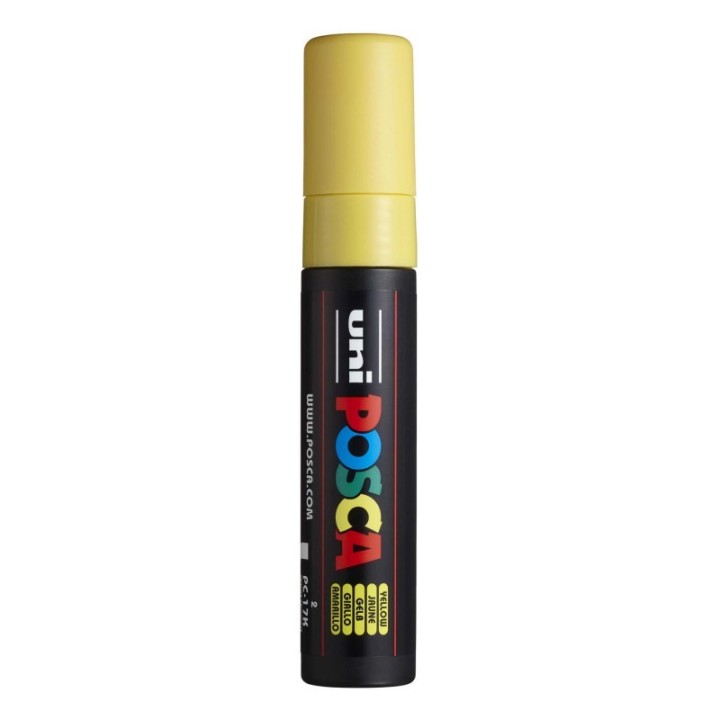 POSCA PC-17K Paint Marker, Extra Broad Tip (15 mm), Yellow
