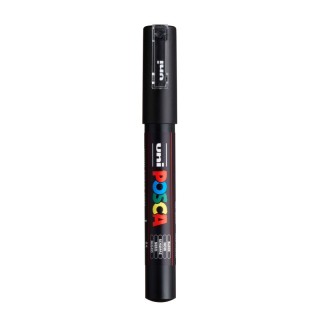 POSCA PC-1M Paint Marker, Extra Fine Bullet Tip (0.7-1.0 mm), Black
