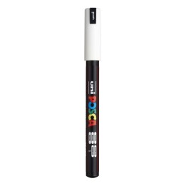 POSCA PC-1MR Paint Marker, Extra Fine Pin Tip (0.7 mm), White